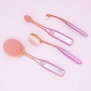 Foto 6 | Foto 6 | Set De Brochas Moda Rose Cosmetic De 4 Piezas Para Perfeccionar El Maquillaje Facial - Venta Internacional.