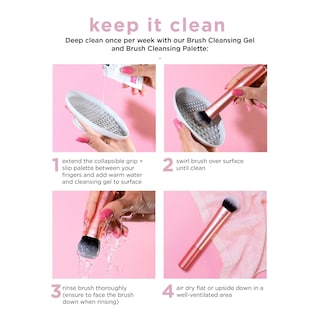 Foto 7 | Foto 7 | Brocha Para Base De Maquillaje Real Techniques Blend & Blur Para Líquidos - Venta Internacional.