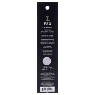 Foto 7 | Foto 7 | Brocha Kabuki Sigma Beauty F80 De Superficie Plana Para Mujer - Venta Internacional.