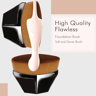 Foto 4 | Foto 4 | Brocha De Maquillaje Daubigny Foundation Flat Top Kabuki Black - Venta Internacional.