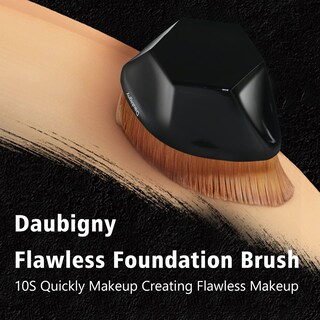 Foto 5 | Foto 5 | Brocha De Maquillaje Daubigny Foundation Flat Top Kabuki Black - Venta Internacional.