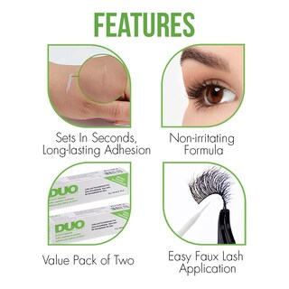 Foto 4 | Foto 4 | Cinta Adhesiva Para Pestañas Duo Con Brocha Con Vitaminas A, C Y E, Paquete De 2 Ml, 5 Ml - Venta Internacional.