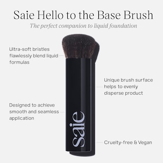 Foto 2 | Foto 2 | Brocha De Maquillaje Saie The Base Brush Sintética Ultrasuave - Venta Internacional.