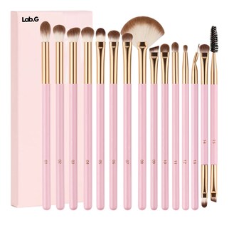 Foto 1 | Foto 1 | Set De 15 Brochas Lab.g De Maquillaje Rosa