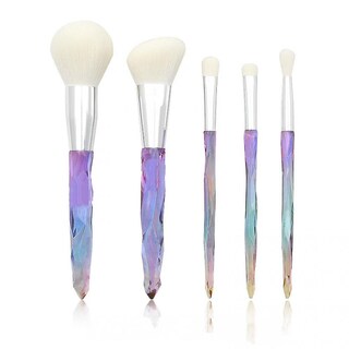 Foto 1 | Foto 1 | Juego De Brochas De Maquillaje Huoguo Embalaje De Pvc Con Cristal De Diamante Transparente - Venta Internacional.