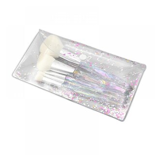Foto 2 | Foto 2 | Juego De Brochas De Maquillaje Huoguo Embalaje De Pvc Con Cristal De Diamante Transparente - Venta Internacional.