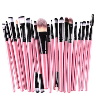 Foto 2 | Foto 2 | Set De Brochas De Maquillaje Huoguo  20 Unidades  Base Y Delineador De Cejas - Venta Internacional.