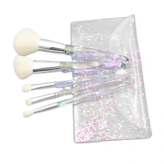 Foto 4 | Foto 4 | Juego De Brochas De Maquillaje Huoguo Embalaje De Pvc Con Cristal De Diamante Transparente - Venta Internacional.
