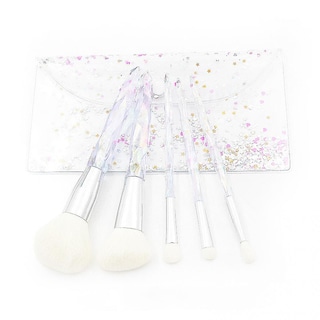Foto 5 | Foto 5 | Juego De Brochas De Maquillaje Huoguo Embalaje De Pvc Con Cristal De Diamante Transparente - Venta Internacional.