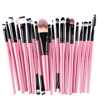 Foto 1 | Foto 1 | Set De Brochas De Maquillaje Huoguo 20 Unidades Base Y Delineador De Cejas - Venta Internacional.