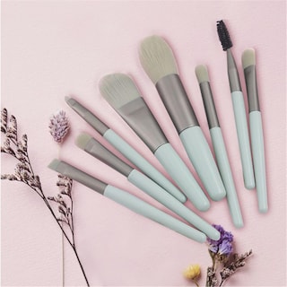 Foto 2 | Foto 2 | Juego De Brochas De Maquillaje Huoguo Mini De Fibra Sintética De 8 Piezas Con Funda - Venta Internacional.
