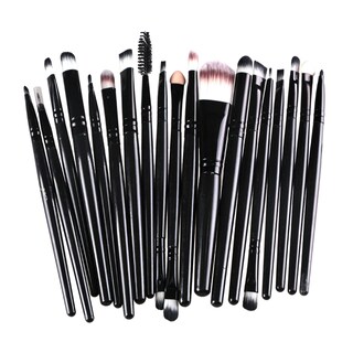Foto 2 | Foto 2 | Set De Brochas De Maquillaje Huoguo  20 Unidades  Base Y Delineador De Cejas - Venta Internacional.