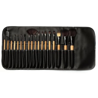 Foto 1 | Foto 1 | Set De Brochas De Maquillaje Genérica De 18 Piezas Con Bolsa Negra Para Cabello Sintético - Venta Internacional.