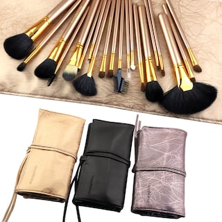 Foto 2 | Foto 2 | Set De Brochas De Maquillaje Y Herramientas Cosméticas Con Piel Sintética - Venta Internacional.