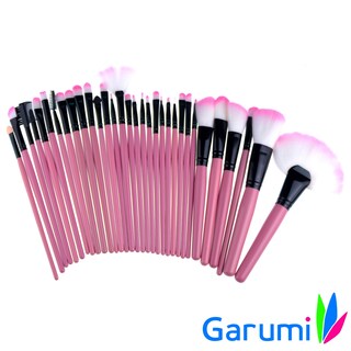 Foto 1 | Foto 1 | Set De 32 Brochas De Maquillaje Profesionales De Pelo De Poni Y Cabra Rosa - Venta Internacional.