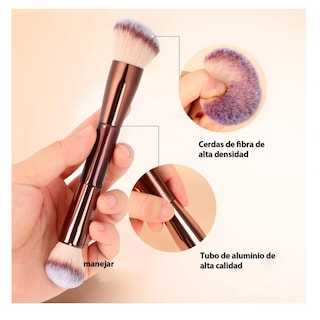 Foto 3 | Foto 3 | Set 7 Brochas Maquillaje Profesional Alto Nivel Lab.g Color Marrón