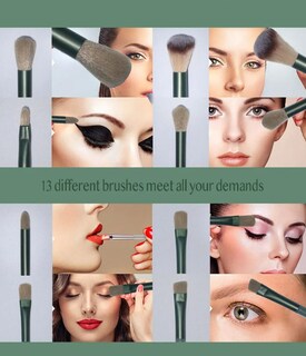 Foto 3 | Foto 3 | Xtellar Set Profesional De 13 Brochas De Maquillaje Con Bolsa De Almacenamiento