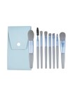 Set De Brochas Xtellar Maquillaje 8 Piezas Profesional Estuche Viaje