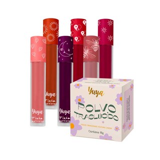 Foto 1 | Foto 1 | Set Polvo Traslúcido Yuya con Ingredientes Naturales + 6 Tintas Multiusos