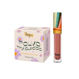 Foto 1 | Foto 1 | Set Polvo Traslúcido Yuya con Ingredientes Naturales + Labial Velvet Recuerdo