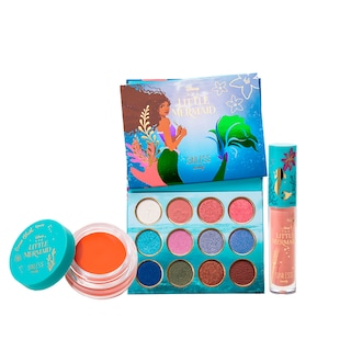 Foto 1 | Foto 1 | Kit Blush/lipgloss/paleta Sombras La Sirenita Disney By Sinless Beauty