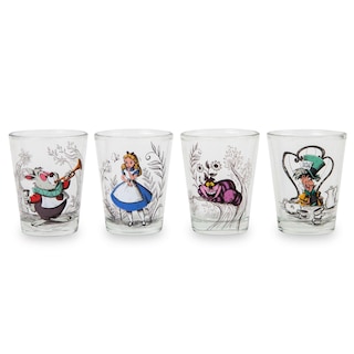 Foto 1 | Foto 1 | Set De Minivasos De Whisky De Disney Alicia En El País De Las Maravillas X4 - Venta Internacional.