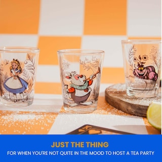 Foto 6 | Foto 6 | Set De Minivasos De Whisky De Disney Alicia En El País De Las Maravillas X4 - Venta Internacional.