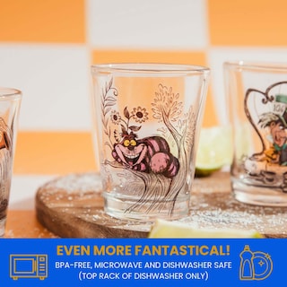 Foto 7 | Foto 7 | Set De Minivasos De Whisky De Disney Alicia En El País De Las Maravillas X4 - Venta Internacional.