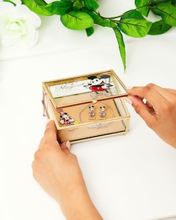 Foto 2 | Foto 2 | Estuche De Cristal Mágico Con Diseño De Mickey Mouse Stay De Disney - Venta Internacional.