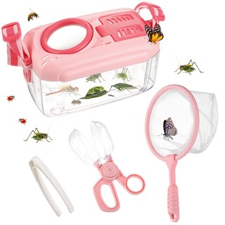 Foto 1 | Foto 1 | Kit De Captura De Insectos Biubee, Kit De Captura De Insectos Con Red Para Mariposas, Color Rosa - Venta Internacional.
