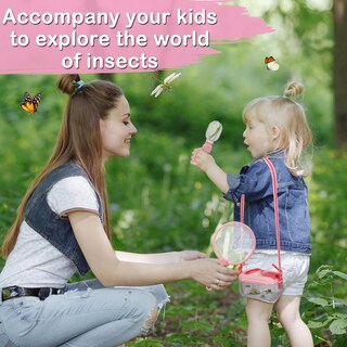 Foto 5 | Foto 5 | Kit De Captura De Insectos Biubee, Kit De Captura De Insectos Con Red Para Mariposas, Color Rosa - Venta Internacional.