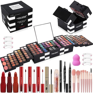 Foto 1 | Foto 1 | Set De Maquillaje Miss Rose M 148 Colores Con Lápiz Labial Y Delineador De Ojos - Venta Internacional.