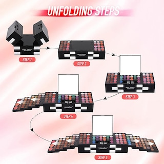 Foto 6 | Foto 6 | Set De Maquillaje Miss Rose M 148 Colores Con Lápiz Labial Y Delineador De Ojos - Venta Internacional.