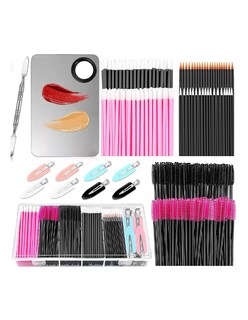Foto 2 | Foto 2 | Kit Paleta Para Maquillaje Profesional Con Espátula Y Cepillo + Gratis Termo Güish De Regalo