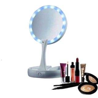 Foto 2 | Foto 2 | Espejo con Luces Led Plegable para Maquillaje Gadgets and Fun color Blanco