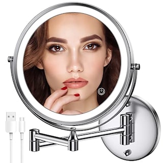 Foto 1 | Foto 1 | Venta Internacional - Espejo de Maquillaje Rocollos para Montaje en Pared Iluminado con Aumento de 10x