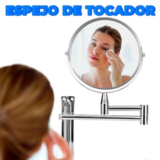Foto 6 | Foto 6 | Espejo De Tocador Doble Cara Montado En Pared