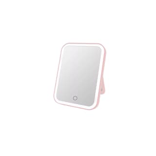 Foto 1 | Foto 1 | Espejo Recargable Usb Portátil Led 3 Niveles Rosa