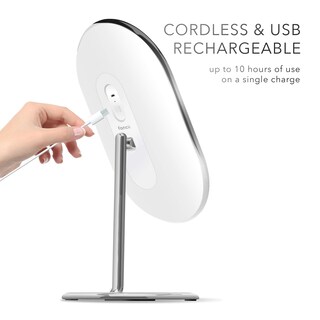 Foto 3 | Foto 3 | Espejo de Maquillaje de Tocador con Iluminación LED Recargable Fancii Vera 3 Ajustes de Luz Regulables - Venta Internacional