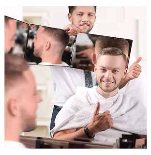 Foto 5 | Foto 5 | Espejo Tríptico 360 Grados para Corte de Pelo