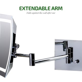 Foto 3 | Foto 3 | Espejo De Maquillaje Ovente Iluminado Para Pared, 7 Aumentos, Lupa De 18 Cm - Venta Internacional.