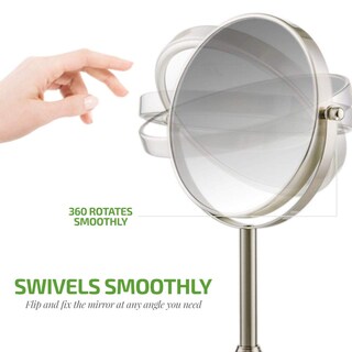 Foto 3 | Foto 3 | Espejo De Maquillaje Ovente De Sobremesa De 7 Pulgadas Con Aumento 1x/7x, Níquel - Venta Internacional.