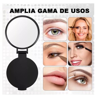 Foto 4 | Foto 4 | Espejo Portatil Belug 50 Piezas Negro