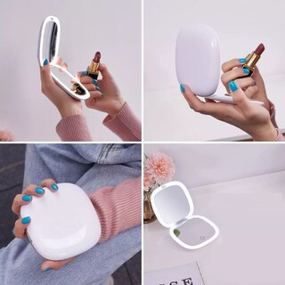 Foto 3 | Foto 3 | Espejo De Maquillaje Luz 1x /10x, Carga Usb, Portátil Eo Safe Imports Esi-13198-1 Blanco