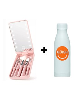 Foto 1 | Foto 1 | Espejo Maquillaje Led Rotación De 360°incluye Brochas + Gratias Termo Güish De Regalo