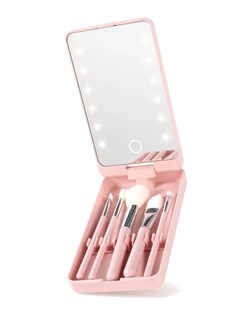 Foto 2 | Foto 2 | Espejo Maquillaje Led Rotación De 360°incluye Brochas + Gratias Termo Güish De Regalo