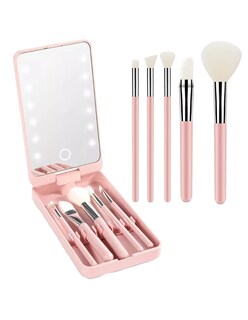 Foto 3 | Foto 3 | Espejo Maquillaje Led Rotación De 360°incluye Brochas + Gratias Termo Güish De Regalo