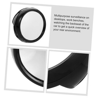Foto 7 | Foto 7 | Set De Espejos Para Ordenador Feltechelectr Mini Espejo De Escritorio X3 Negro - Venta Internacional.