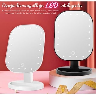 Foto 3 | Foto 3 | Espejo De Maquillaje Led Ovalado Con Control Táctil Ajuste De Luz Portátil