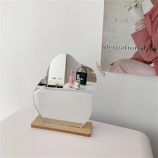 Foto 5 | Foto 5 | Espejo De Maquillaje Huoguo Ins Con Lente Acrílica De Forma Irregular - Venta Internacional.